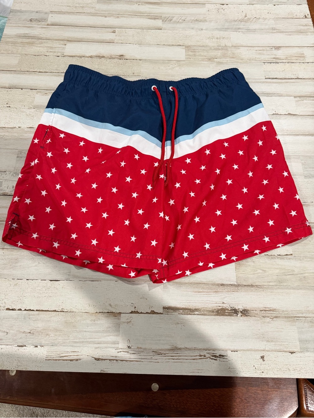George Men’s Patriotic Swim Trunks – Size Large 36–38